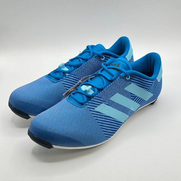 adidas Other - Men's Adidas The Road Shoes Blue Rush Cycling Road Shoes GY6829 Size 9 NEW